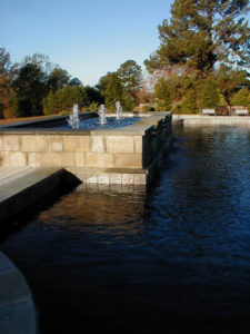 Stone Water Fountain Pool